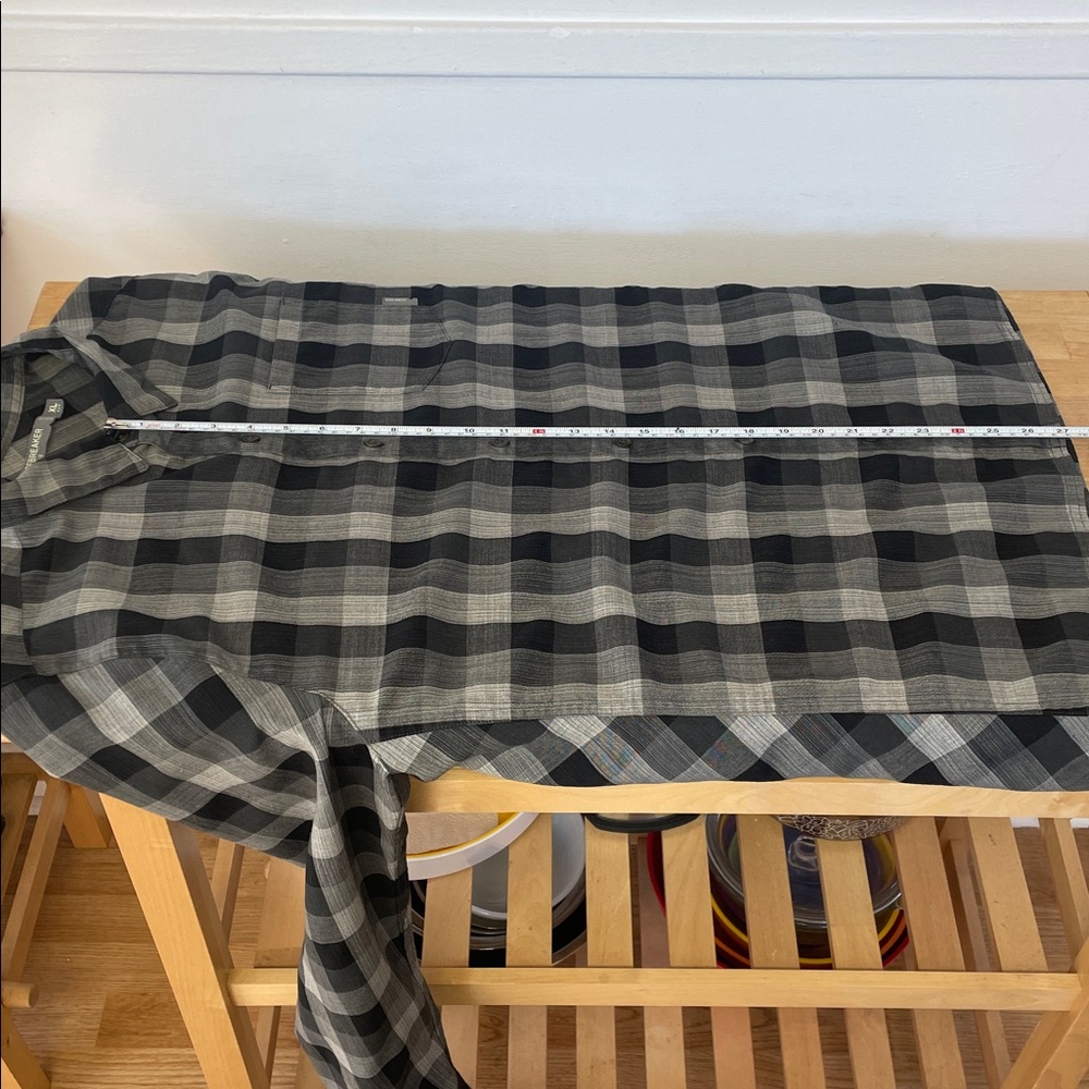 Icebreaker Departure II Merino Long Sleeve Shirt black grey plaid men’s size XL - Picture 12 of 15